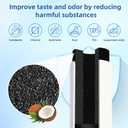 Hdx Fms-2 Water Filter for Samsung Refrigerator, Rs25h5111sr Rs25j500dsr rf263beaesg rf28hfedtsr, Carbon Block Filtration, HAF-CIN/EXP, DA29-00020B, 3 Pack SETFEEL
