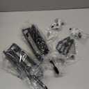 monTEK Swivel Bike Wall Mount, Bike Hangers for Garage, Space-Saving Vertical Bike Rack, Sturdy Bike Storage Rack Holds Up to 66lbs, Easy to Install, 4 Pack