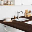 Wood Grain Contact Paper Self Adhesive 23.2'' x 118'' - Peel and Stick Wallpaper for Countertop Kitchen Cabinet - Counter Top Waterproof Walnut Wooden Vinly Wrap for Cabinets and Countertops
