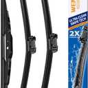 24"/17"/13" Windshield Wipers Compatible with 2010-2017 Chevrolet Chevy Equinox GMC Terrain Front and Rear Wiper Blades for My Car Original Equipment Automotive Replacement (Set of 3)