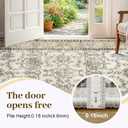 Litopyo 9x12 Washable Non-Slip Area Rug for Living Room(Beige Camel)