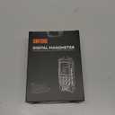 Manometer, Dual Port Digital Manometer -100~200kPa, 10 Units, 7 Adapters, HVAC Gas Pressure Tester with Backlight LCD Display, Data Hold/Record, Flashlight (Standard)