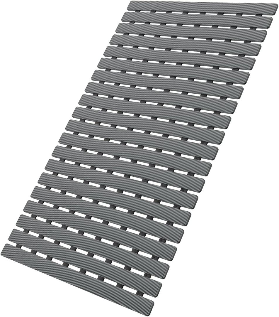 MBOSS Bathtub Mat Non Slip, Shower Mat for Inside Shower, Suction Cups Design and Drain Holes, 27.5 X 15.7 Inch, Bathroom Essentials Safe, Easy to DIY Cut, Soft and Eco-Friendly Materials