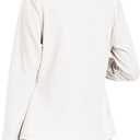Womens Blazers Dressy Notched Lapel 2025 Work Office Casual Long Sleeve Open Front Blazer Jacket