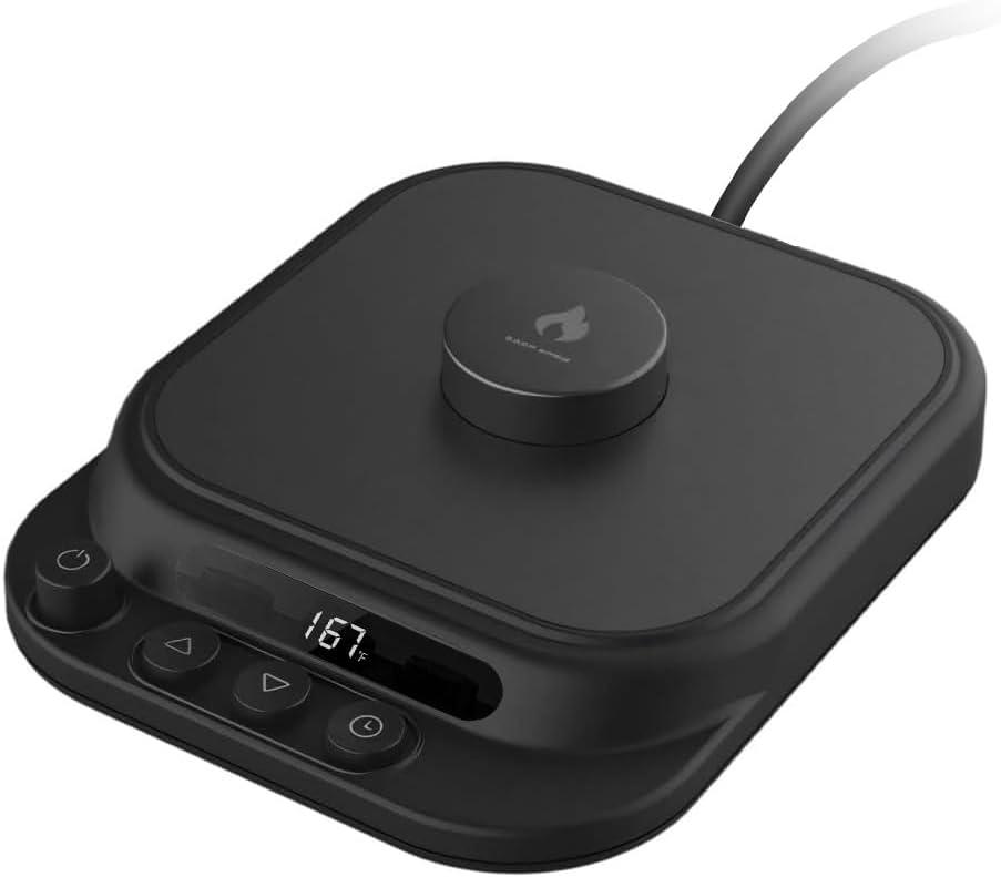 Coffee Mug Warmer for Desk-Fastest Heating Mug Warmer with Temperature Display Smart Candle Warmer Ideal Coffee Gifts & Accessories,Settings&1-12H Timer Auto Shut Off. Beverage Warmer for Coffee,Tea.