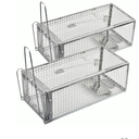 Chipmunk Trap -2 Pack, Squirell and Rat Trap Cages That Works, Humane Mouse Trap for Home | Catch and Release | Reusable and Durable | No Kill Animal Trap | for Inside Home and Outdoor Use