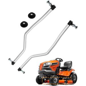Adjustable Drag Link Set, Compatible with Husqvarna Poulan Craftsman, Left Driver & Right Hand Side, Improved Steering Drag Link Kit w/ Flexible Tie Rod End, Replace#532194740 532194741 194740 194741