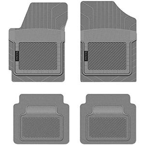 PantsSaver Custom Fits Car Floor Mats for Volvo V50 2011, Front & 2nd Seat Heavy Duty Floor Mats (4PC), All Weather Protection for Vehicle, Grey