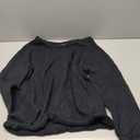 BTFBM Women Casual Long Sleeve Fall Sweaters Crew Neck Solid Color Soft Ribbed Knitted Oversized Pullover Loose Fit Jumper L