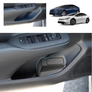 for 2024 Toyota Prius Trash Can for 2023-2025 Toyota Prius/Prius Prime Small Car Trash Bin Prius Left Side Front Door Mini Trash Garbage Bin w/Lid for Toyota Prius Accessories (Prius Left Side)