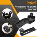 924-144 924-143 Durable Upper Lower Sliding Door Roller Bracket Right Side for 1996-2020 Chevy Express 2500 GMC