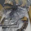 LEDIARY 20" Caged Ceiling Fan with Light and Remote, Low Profile Flush Mount Fandelier, Walnut Bladeless Enclosed Small Fan Lights Ceiling Fixtures, Rustic Farmhouse Style for Bedroom, Outdoor