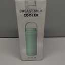 Xaproo 22oz Breast Milk Cooler Bottle, Breastmilk Cooler with 360 Cooling for 24 Hours, Portable Milk Chiller for Breastmilk with 2pcs Baby Bottles, Breast Milk Storage Bags for Baby, BPA-Free (Green)