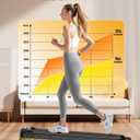 Walking Pad with 10% Incline, Upgraded 3.5HP Walking Pad with Handle Bar, 4-in-1 Portable Under Desk Treadmill for Home, Foldable Treadmill with Incline, 350lb Capacity, APP Control