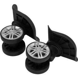 ZJchao Luggage Wheels Replacement, Luggage Replacement Wheels Suitcase Wheels Replacement with 2 Pcs ABS for Luggage Suitcase Trolley
