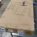 Gliretiky Folding Chair Storage Rack Cart Thickened Heavy Duty Folding Table Folding Chair Racks for Storage with Locking Rubber Wheels can Withstand 500LBS Capacity (Single layer)