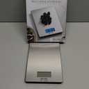 Taylor 11lb Stainless Steel Digital Kitchen Scale, Ultra-Thin, Silver