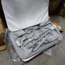 AirClub Bassinet Bedside Sleeper, Co-Sleeper Crib for Newborn, Bedside Crib Sleeper with 4 Auto-Lock & Adjustable Height, Breathable Mesh&Mattress