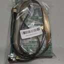 uxcell Genuine Leather Bag Strap Replacement Adjustable Crossbody Bag Straps, 37.4-45.3 Inch Purse Strap for Shoulder Bag Handbag Purse, Khaki, Silver Buckle, 1 Set