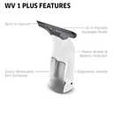 Kärcher WV 1 Electric Window Vacuum Squeegee 10" - Perfect for Showers, Mirrors, Glass, and Countertops - Electric Squeegee