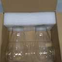 Oil Lamp Chimney Replacement,3 Inch x 8 Inch Kerosene Lamp Globe,Clear Glass Oil Lamps Globe, Crimped Top Hurricane Lamp Shade Cover,Glass Chimney for Oil Lamps(2 Pack)