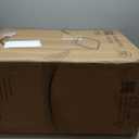 Home Zone Living 13 Gallon Slim Kitchen Can with CleanAura Odor Control, Stainless Steel, Silver, 50 Liters