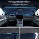 Windshield Sun Shade Umbrella for Chevrolet Suburban/Tahoe 2021-2024, GMC Yukon 2021-2023, Cadillac Escalade 2021-2023. Foldable Umbrella Sunshade with Silver Heat Shield UDS