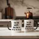 Mommy & Daddy Mug Set for New Mom and Dad, Pregnancy Announcement Gifts for New Parents, Promoted To Mummy & Daddy, First Time Mom Dad to Be Gifts 11oz