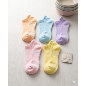cuangya Ankle Socks Women Athletic No Show Socks Running Hiking Cushioned 5-Pairs