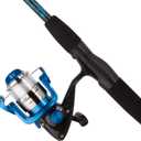 Shakespeare 1423944 Navigator Spincast Combo, 6' Length, 2Piece, 6-12 Line Rate, Medium Power, Ambidextrous, Blue & Red