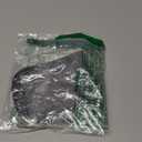 Police Badge Holder Made of Cowhide Universal Black with Leather Belt Buckle Hook Buckle and Stainless Steel Bead Chain Law Enforcement Officer Gifts Rectangular