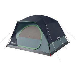 Coleman Skydome Camping Tent with 5 Minute Setup, 4 Person Weatherproof Tent with Rainfly & Carry Bag, 20% More Headroom Than Traditional Canopies