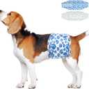 Dono Dog Diapers Male 60ct, Disposable Non-Slip Male Dog Wraps, Super Absorbent Puppy Diapers with Rapid-Dry Technology, Wetness Indicator, Leak-Proof Doggie Pampers, Medium