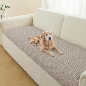 Dog Couch Cover Protector, Sofa Covers for Pets Washable, Non Slip Pet Couch Cover Waterproof, Furniture Covers for Pets, Dog Cover for Couch. (Brown, 30" x 82")