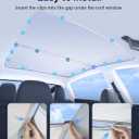 Compatible for Tesla Model Y 3Pcs Sunshade Windshield & Roof [No-Gap/Sag-Free], Portable Foldable Umbrella Heat Insulation for Tesla Model 2024-2025, Car Accessories