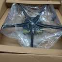 25 in Recliner Base, Swivel Rocker Plate, 5-Leg, Yellow/Black