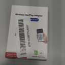 2026 Wireless CarPlay Adapter for iPhone - No Audio Lag, 5s Auto-Connect - Convert Factory Wired to Wireless CarPlay - Bluetooth 5.3 & 5GHz Wi-Fi - Plug & Play (Includes USB A/C)