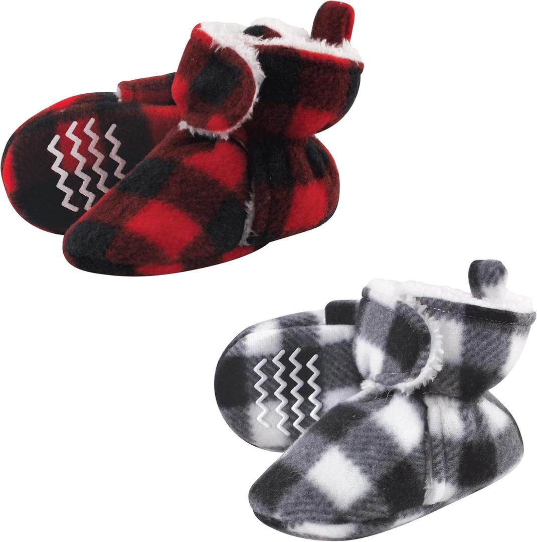 Hudson Baby (12-18 Months Infant, Red Black White Plaid)
