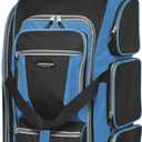 Travelers Club Xpedition 30 Inch Multi-Pocket Upright Rolling Duffel Bag (Blue)
