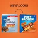 Pure Protein Chocolate Peanut Caramel Protein Bars 20g Protein, 3g Sugar, 190 Calories (12 count) Low Sugar* High Protein Snack - Gluten Free - Perfect for a Healthy Snack Best By 04/30/27