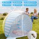 Baby Beach Tent, UPF 50+ Sun Shelter, Pop Up Beach Canopy, 35" x 26" x 26"