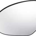 X AUTOHAUX Car Rearview Left Driver Side Mirror Glass Replacement W/Backing Plate Non-heated for Mazda 2 3 2010 2011 2012 2013