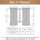 LAMIT 100% Blackout Linen Curtains 95 Inches Long, Living Room Farmhouse Drapes Full Room Darkening Back Tab and Rod Pocket Panels with White Liner, 2 Panels, Oatmeal, 60 x 95 Inch