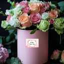 5 x Name Stickers for Gift Wrapping,3 x 2 Inches Self Adhesive Valentine's Tags Stickers to from Lable Tags Personalized Name Tags for Bouquet Gift Box and Envelopes Happy Mother's Day,180 Pcs