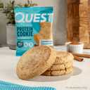 Quest Nutrition Snickerdoodle Protein Cookie, 15g Protein, 1g Sugar, 4g Net Carbs, Keto Friendly, High Protein, Low Carb; 12 Count (EXP 05/09/26)