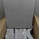 Mooedcoe Foldable Toddler Floor Bed with Sides, Folding Toddler Bed for Travel Kid Foam Sleeping Cot (Rectangular, Crown), Grey