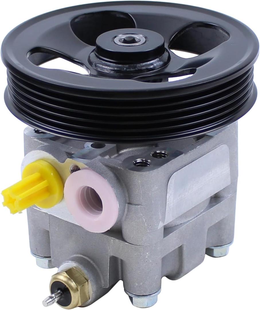 NewYall 2.5L Power Steering Pump with Pulley for Subaru Legacy Outback 2000-2004, Baja 2003-2006