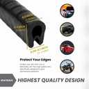 Edge Trim Black Small, Fits 1/16 Inch (20 Feet)