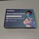 3 Pairs Fuzzy Moisturizing Heel Socks for Dry Cracked Feet Women, Cracked Heel Repair, Cracked Heel & Dry Foot Treatment (Mint Green)