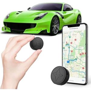 Mini GPS Tracker for Vehicles No Subscription - Car GPS Tracker Portable Real Time Magnetic GPS Tracking Device for Cars Full Global Coverage Location Tracker for Kids,Trucks/Person,No Monthly Fee